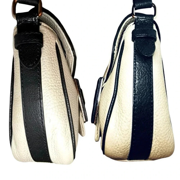 Kate Spade Vintage Embossed Signature Stud Long Adjustable Crossbody Strap-Cream - Picture 8 of 15